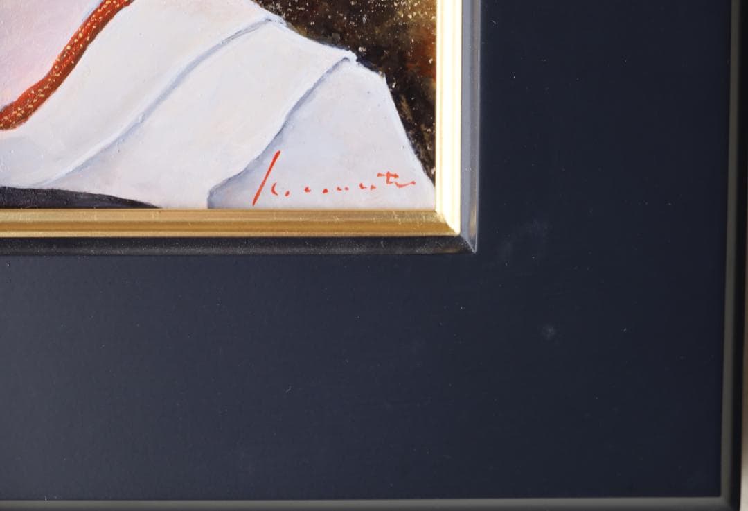 『戻り橋 （もどりばし）』　油彩肉筆画