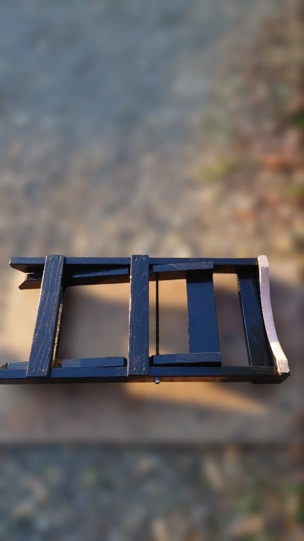 和太鼓用木製スタンド 黒、斜め台