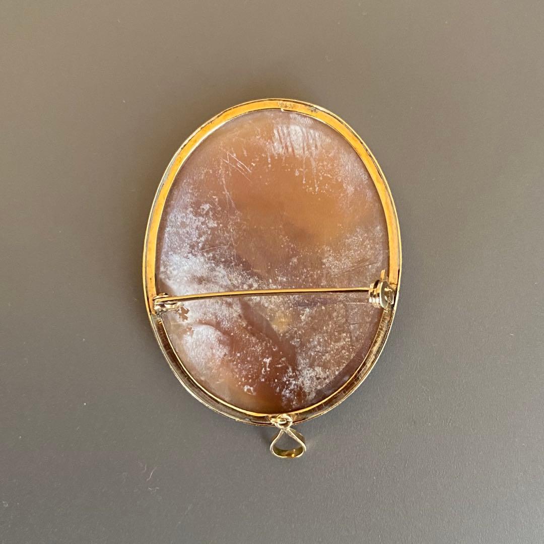 カメオブローチ・ペンダント　14k