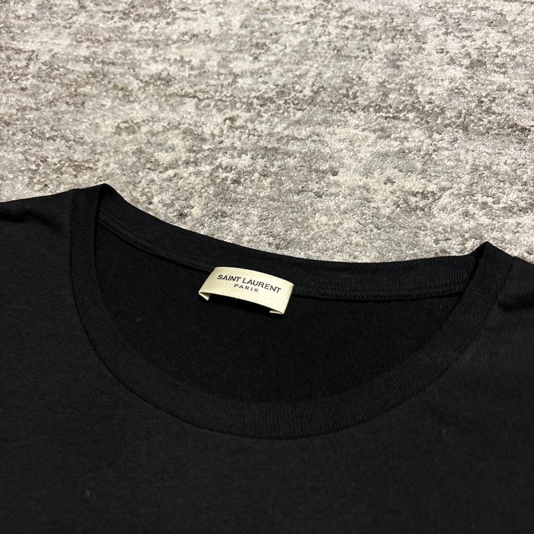 SAINT LAURENT PARIS スパンコールTシャツ