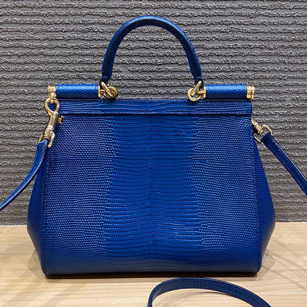 ほぼ未使用 DOLCE&GABBANA ドルガバ シシリー 2WAYバッグ