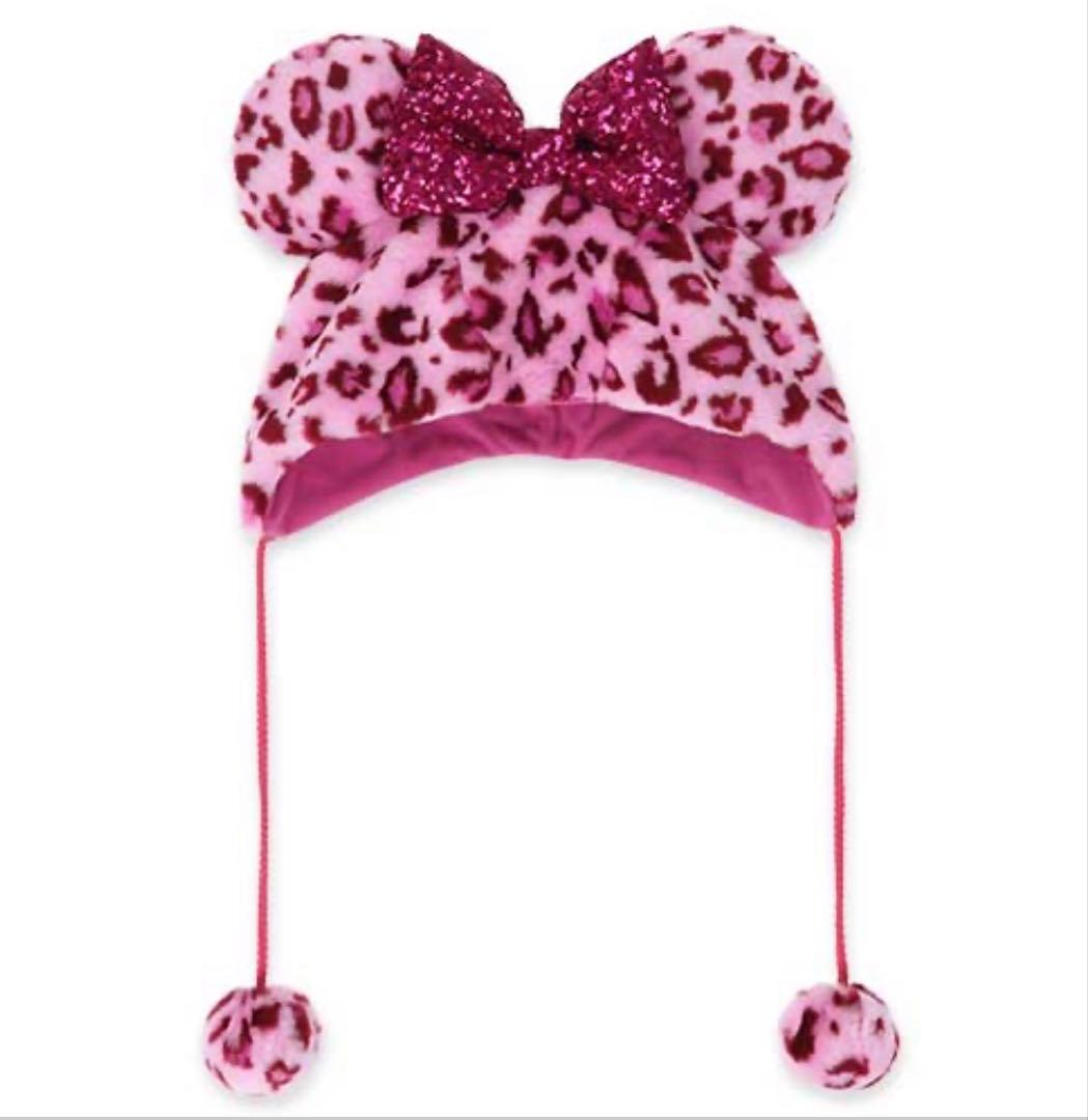 ミニーちゃんヒョウ柄ファンキャップ