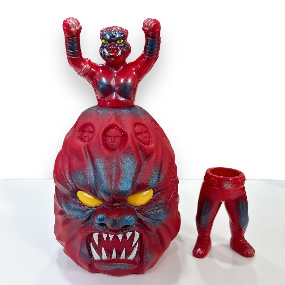 激レア 限定 レインボー造形 十面鬼 ソフビ 脱着可能