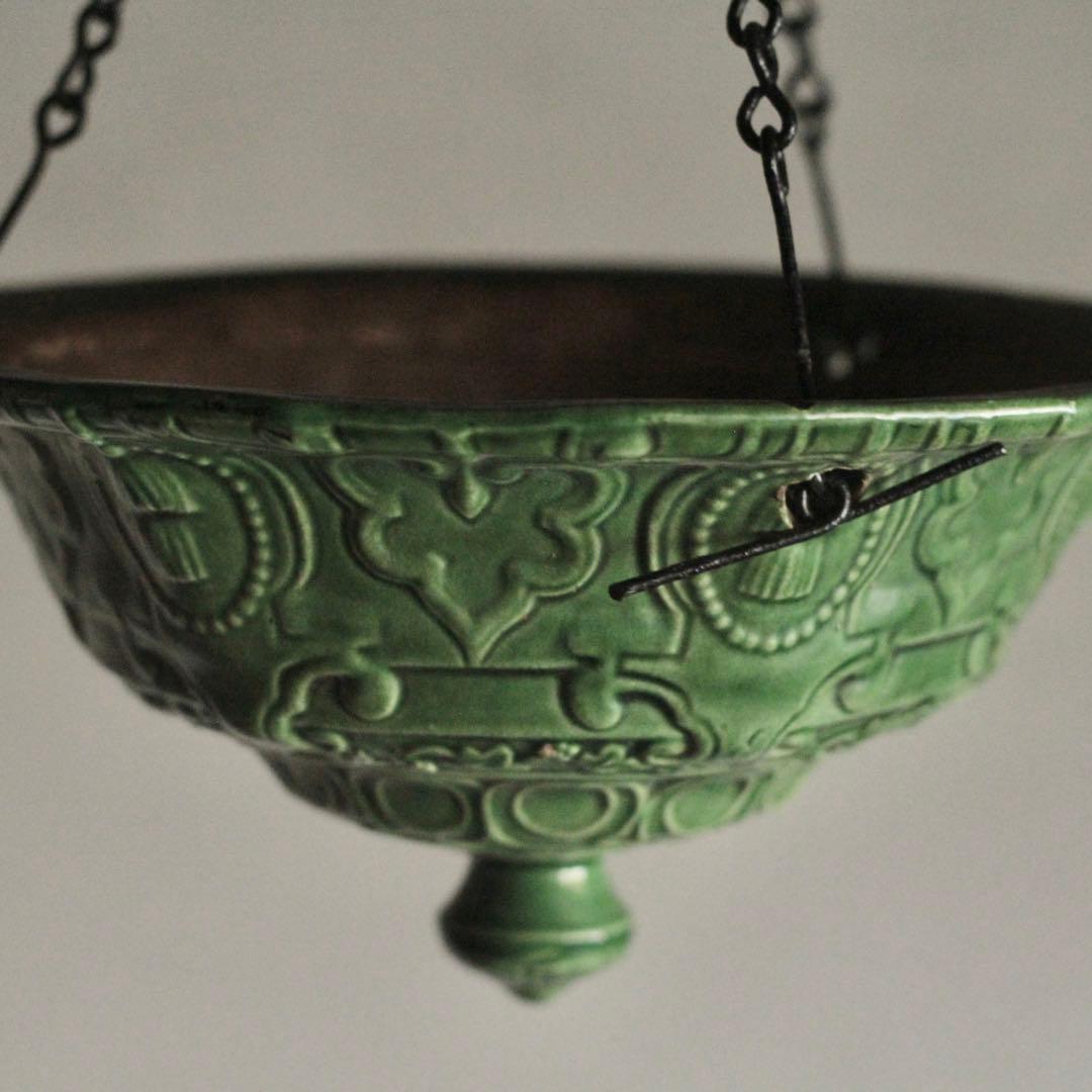 バルボティーヌ 吊り鉢 ハンギングプランター 古道具 アンティーク 希少！