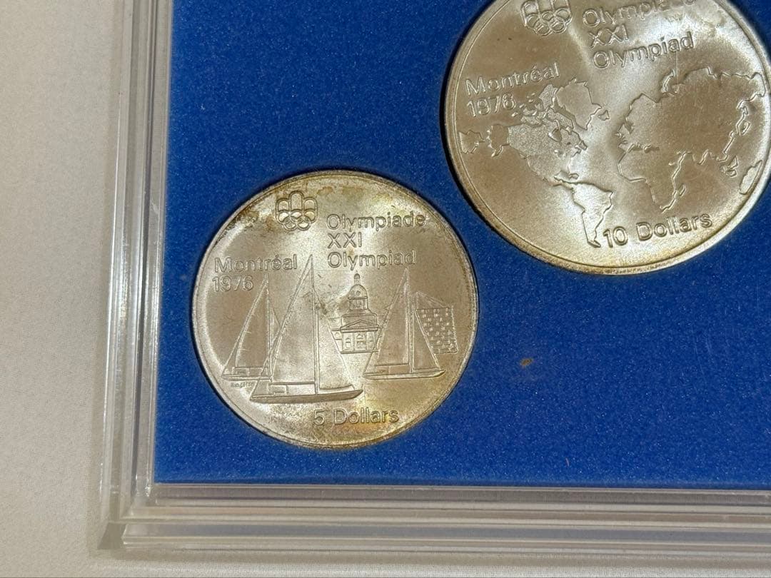 第21回　オリンピック　モントリオール大会　記念銀貨