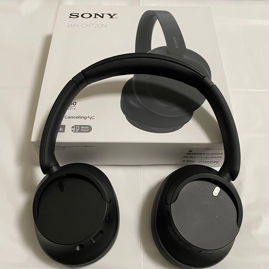 【美品】SONY WH-CH720N ワイヤレスヘッドホン ブラック