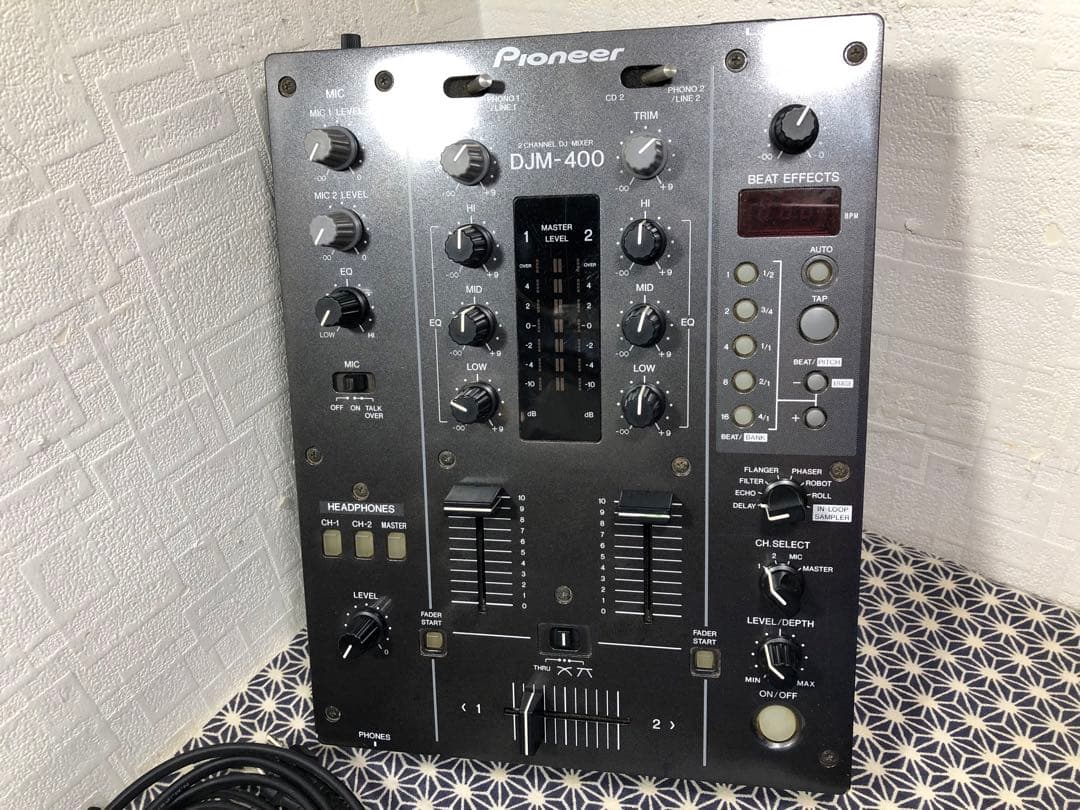 pioneer dj パイオニア　DJM-400 縦横フェーダーメンテナンス