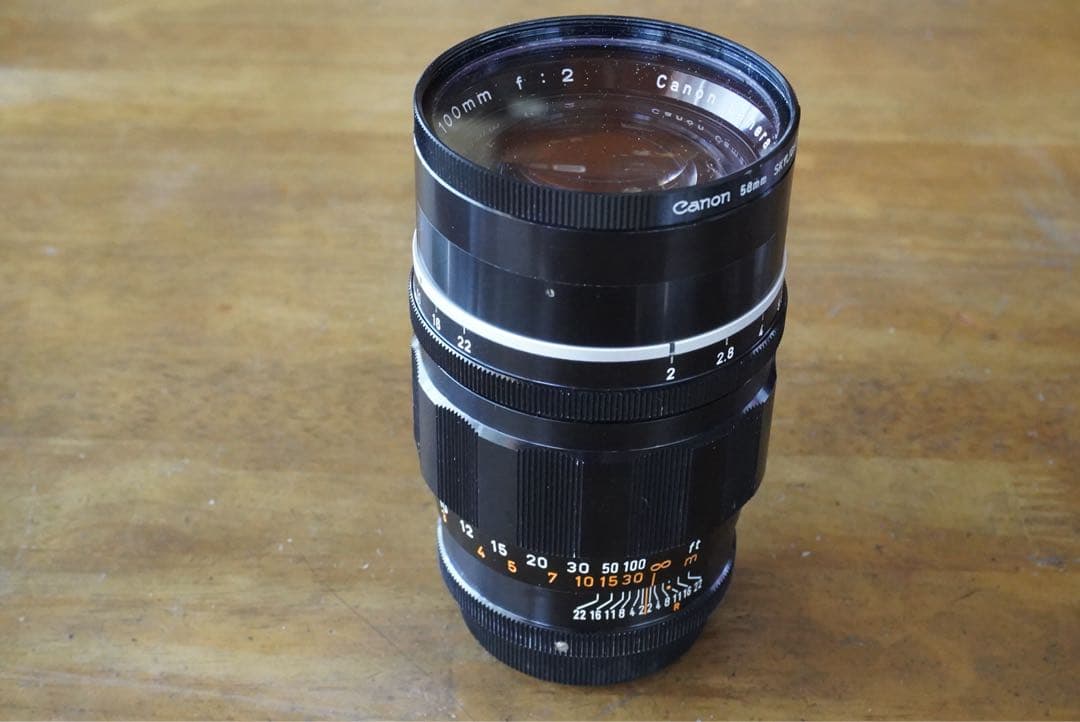 Canon LENS 100mmF2 Lマウント　作例あり