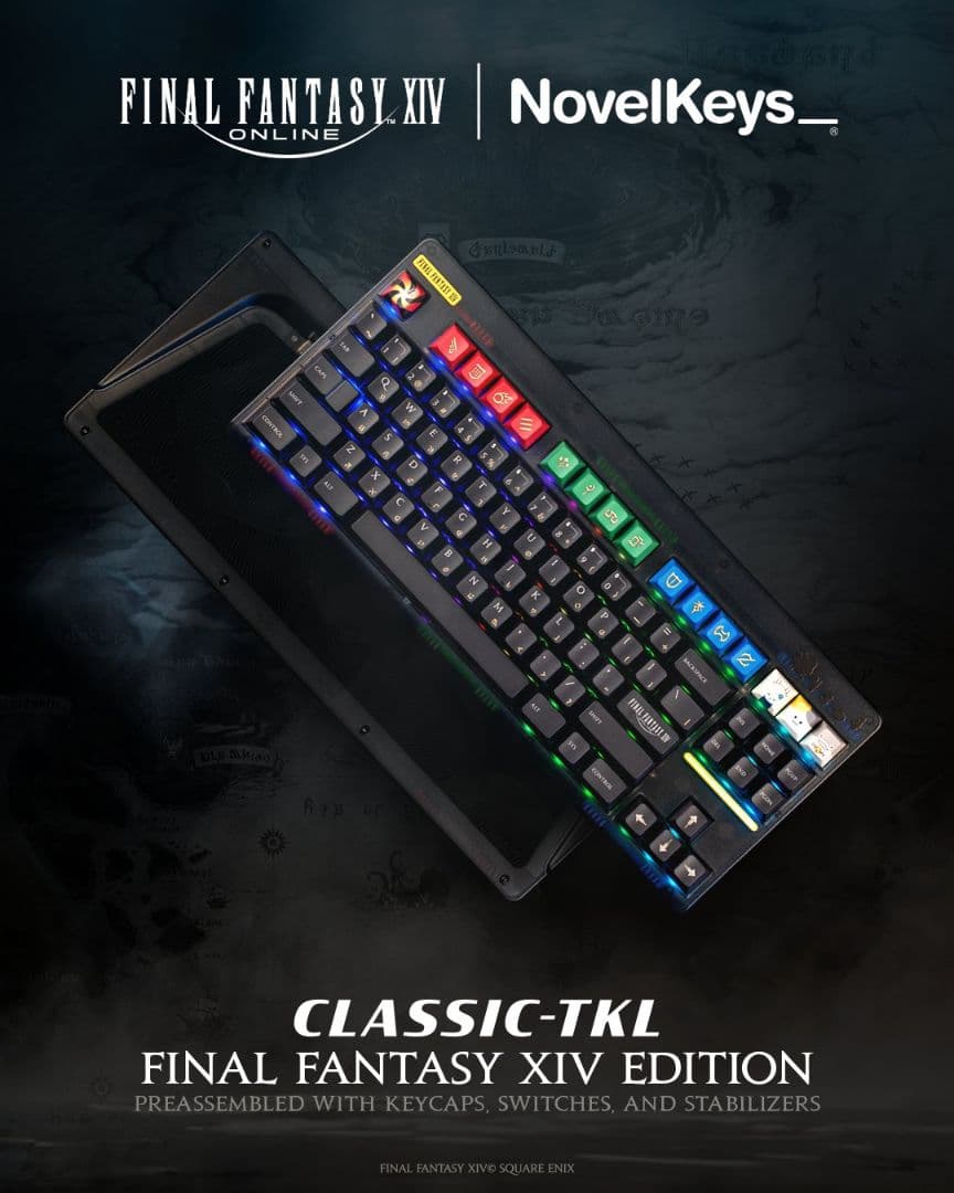 Final Fantasy 14 コラボ Novelkeys キーキャップ