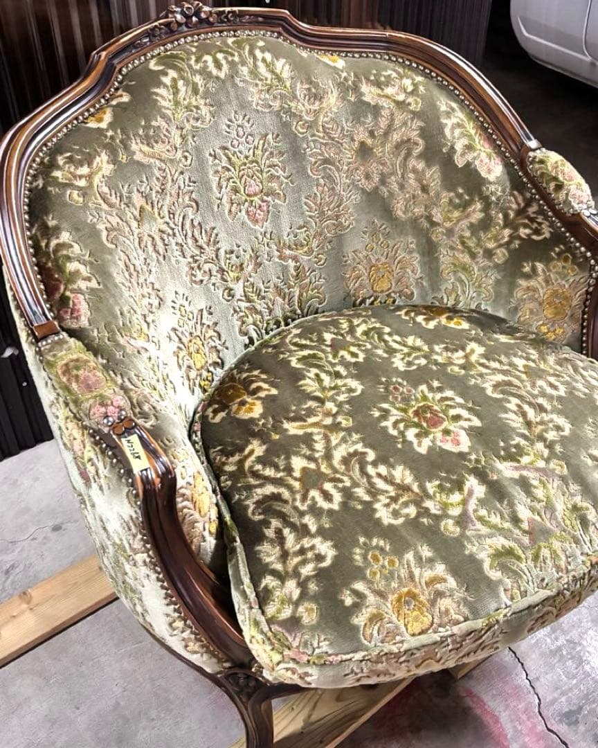 N2268 ドマーニ ルイXV 1人掛けソファ シングルソファ