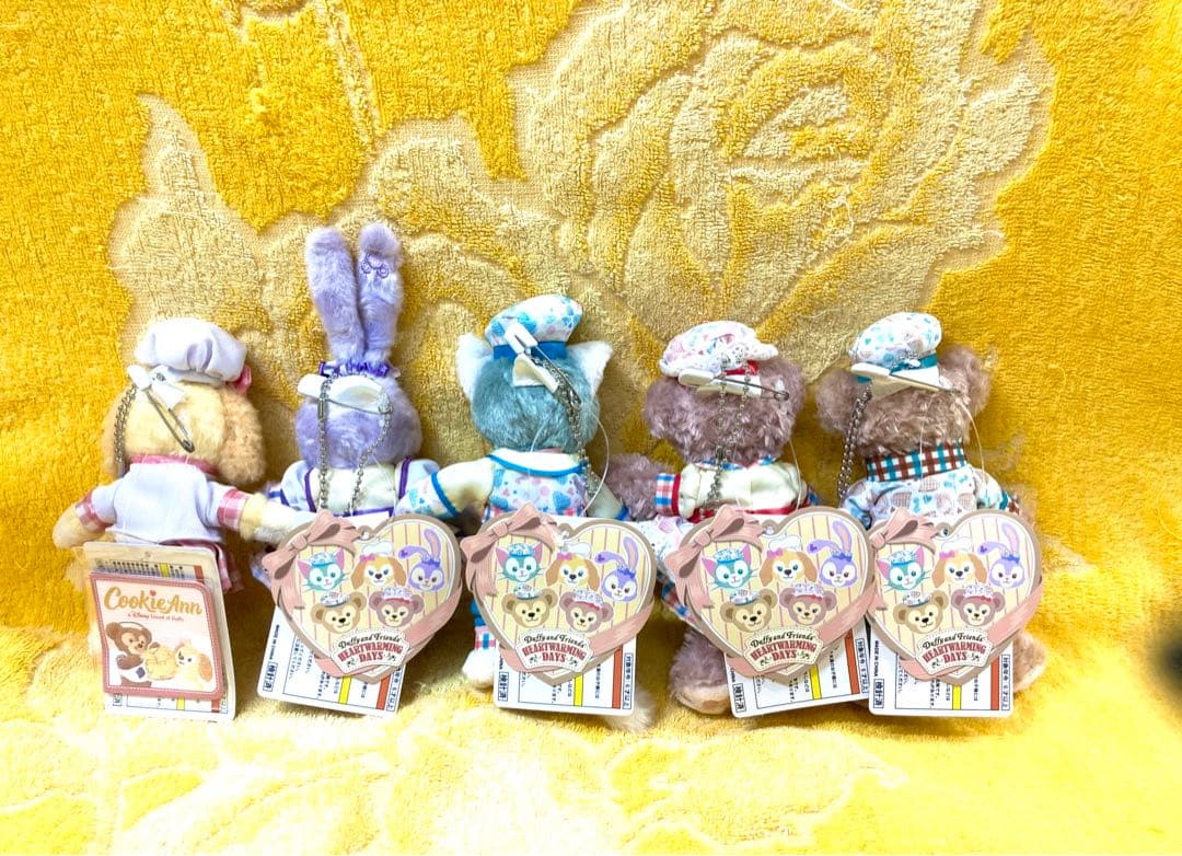 ♡ハートウォーミングディズ♡ダッフィー＆フレンズ♡ぬいぐるみバッヂ♡2020年♡