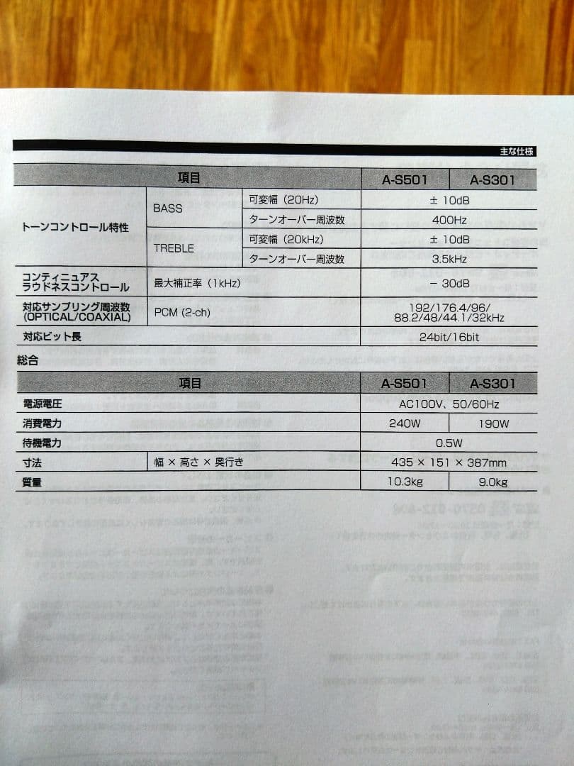 YAMAHA プリメインアンプ