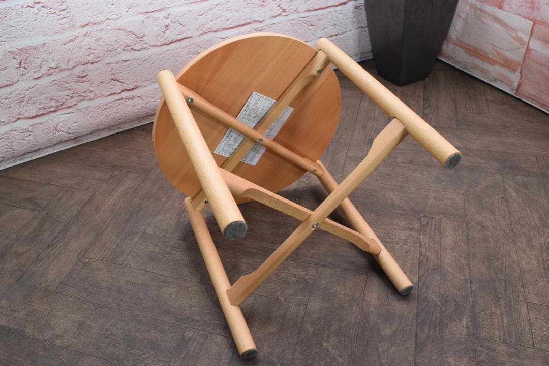 無印良品/良品計画/MUJI ブナ材サイドテーブル ラウンド/丸a