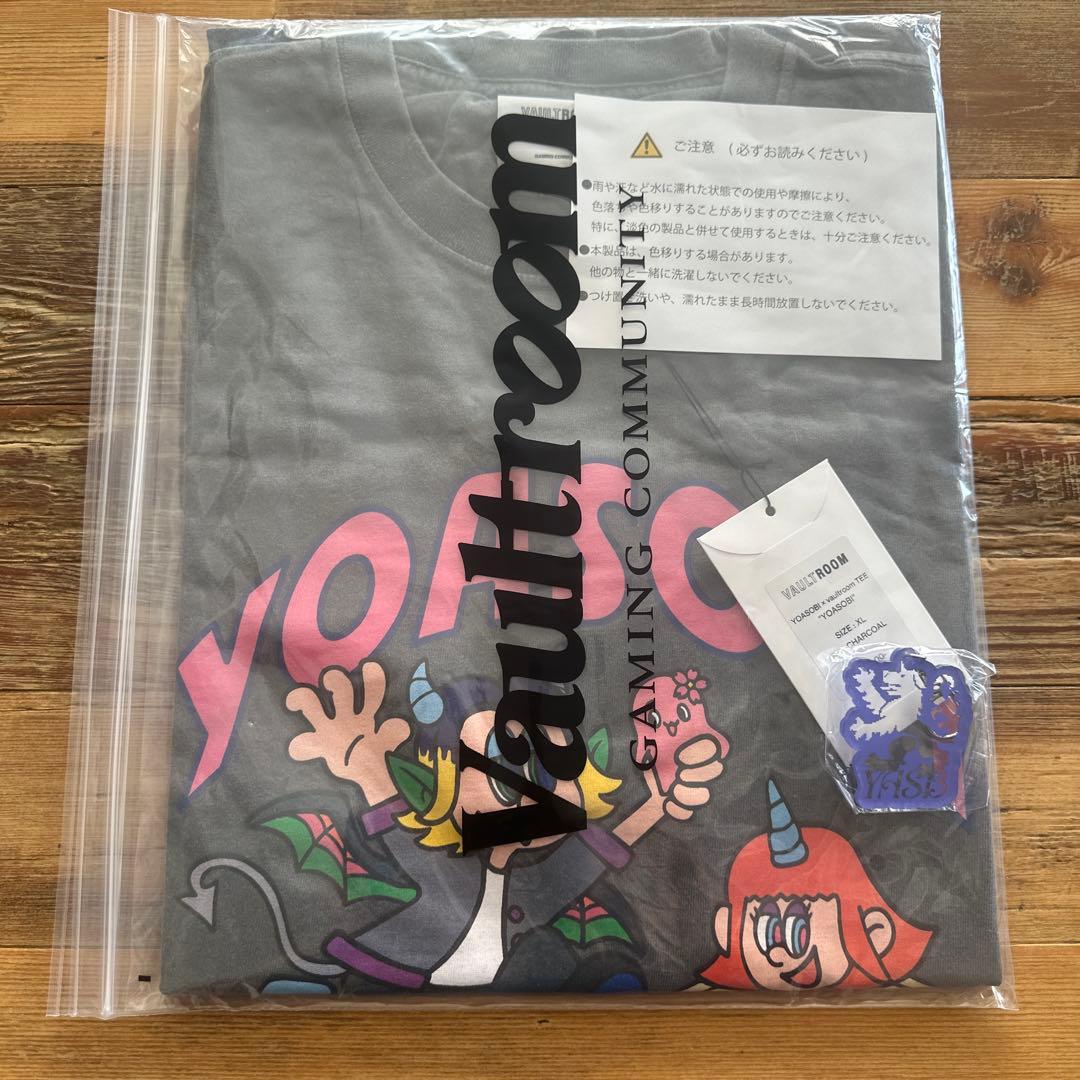 YOASOBI × vaultroom TEE チャコール XL おまけ付き