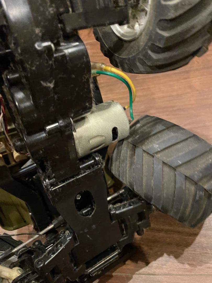 タミヤ？オフロードラジコンカー トリガー式リモコン付き　動作未確認