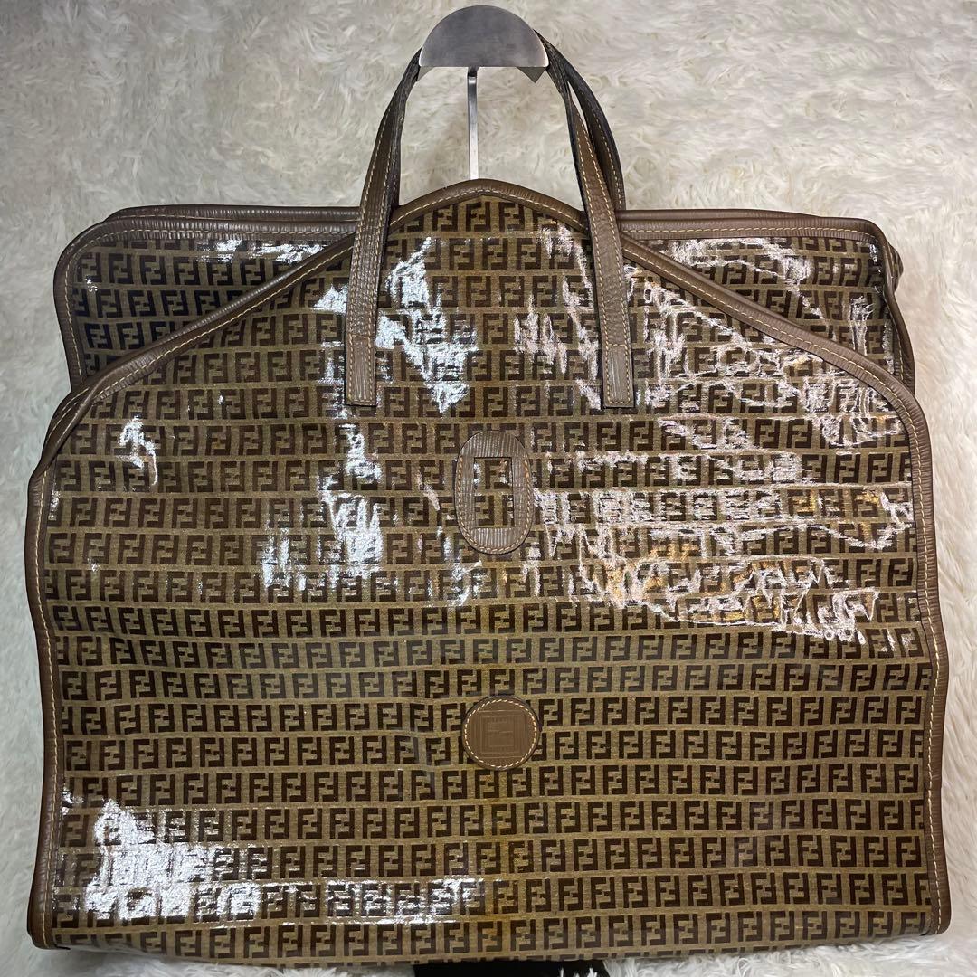 専用❗️超希少♡FENDI ✨フェンディ　ガーメントバッグ 衣装ケース　ズッカ柄