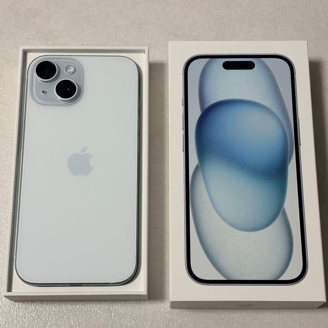 iPhone15 本体128G ブルー Blue SIMフリー 【美品】