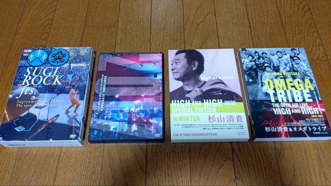 [おまけ付 DVD 4種セット] 杉山清貴 & オメガトライブ LIVE セット