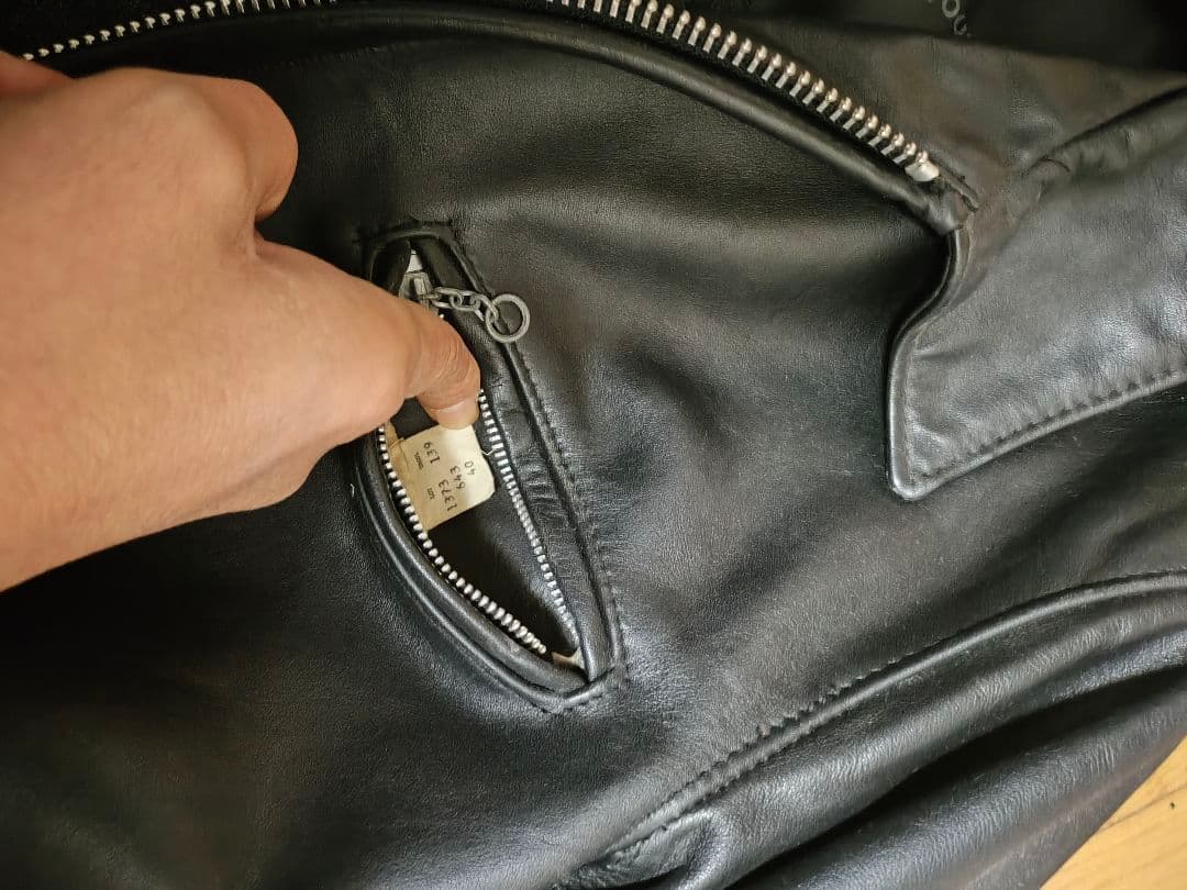 schott 643 サイズ40 ライナー付き