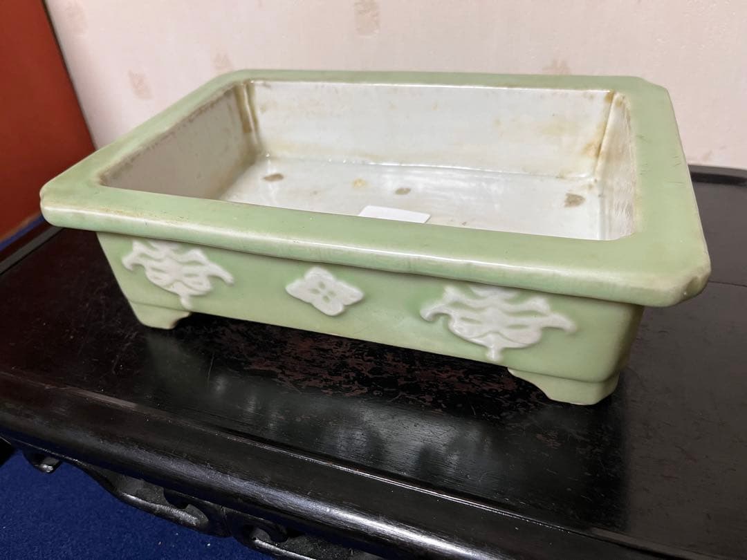 965 盆栽　盆栽鉢　植木鉢　青磁鉢