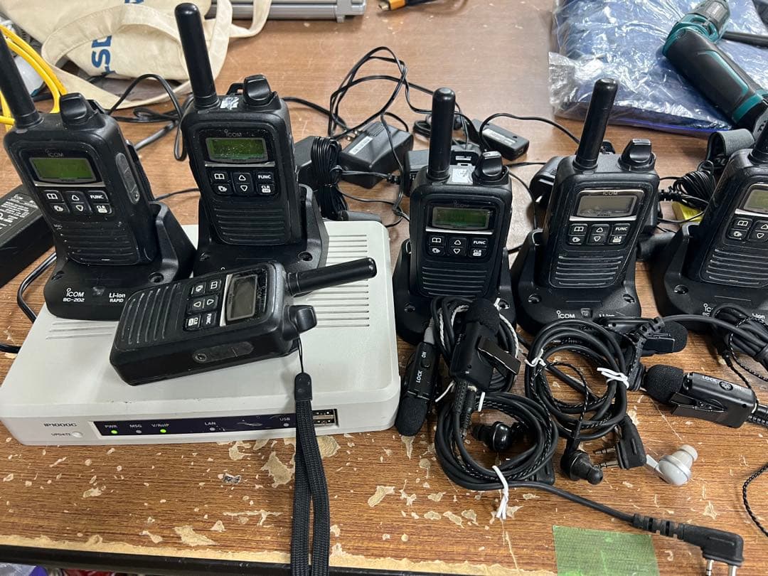 IPネットワーク上で動作 IP100H トランシーバー ６台セット