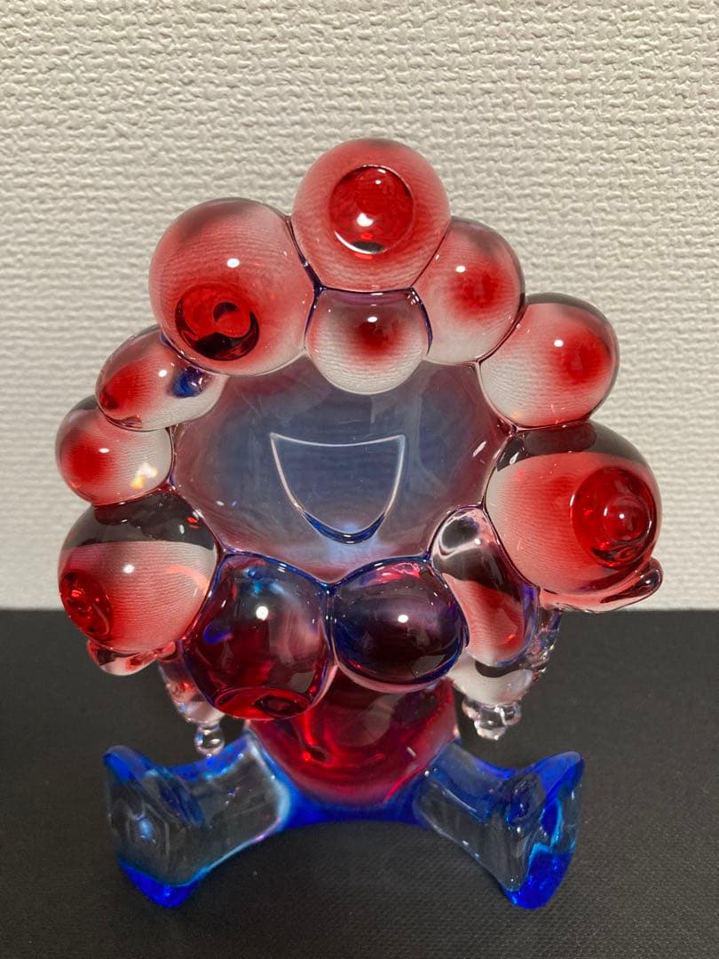 ミャクミャク　クリアフィギュア(レッド×ブルー)バイオマスプラスチック製