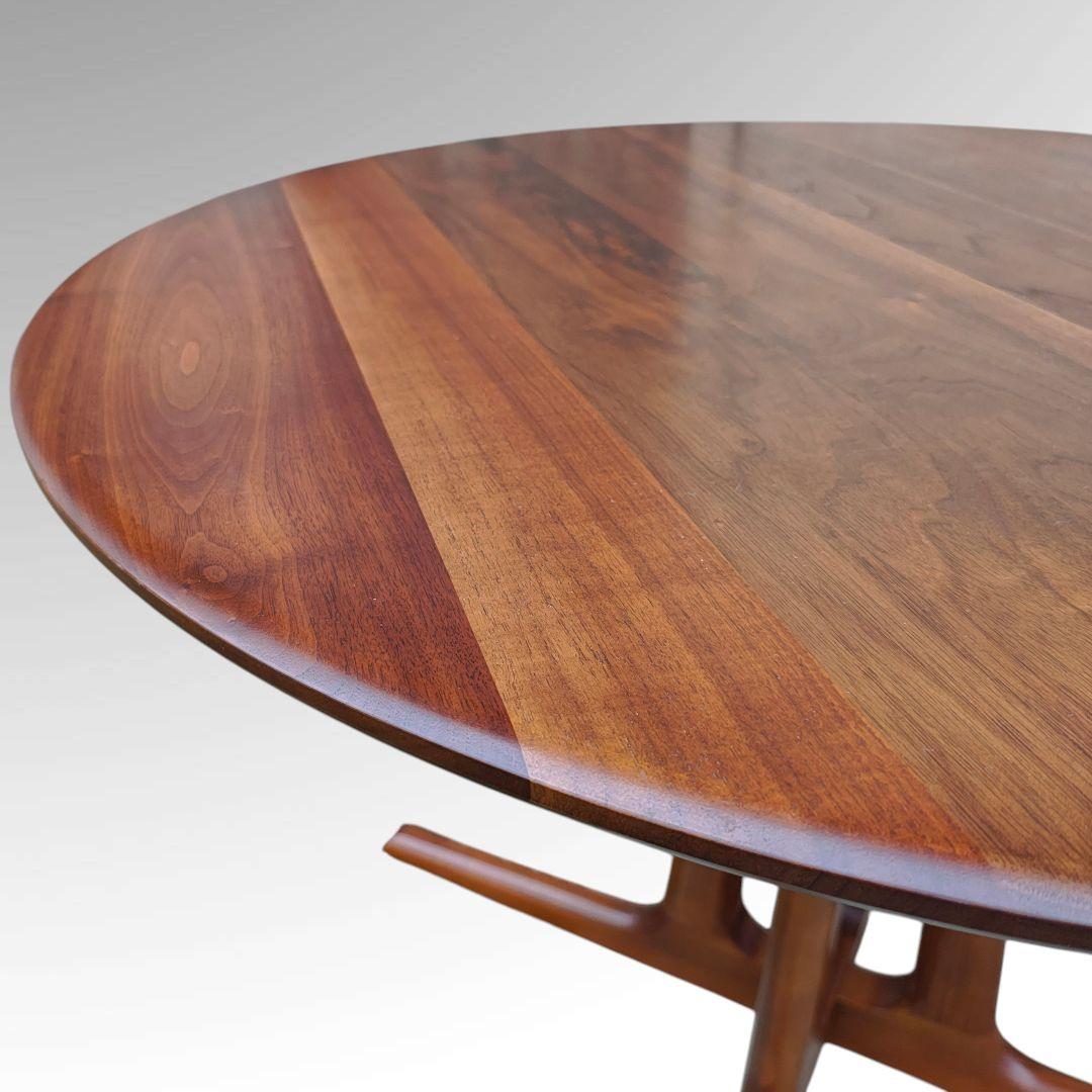 起立木工 OR-02 TABLE 105 円形 ラウンド テーブル ウォルナット