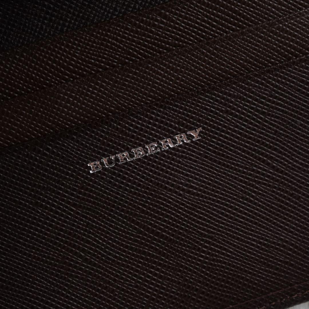 未使用品　綺麗　BURBERRY LONDON 三つ折り財布　ノバチェック　茶