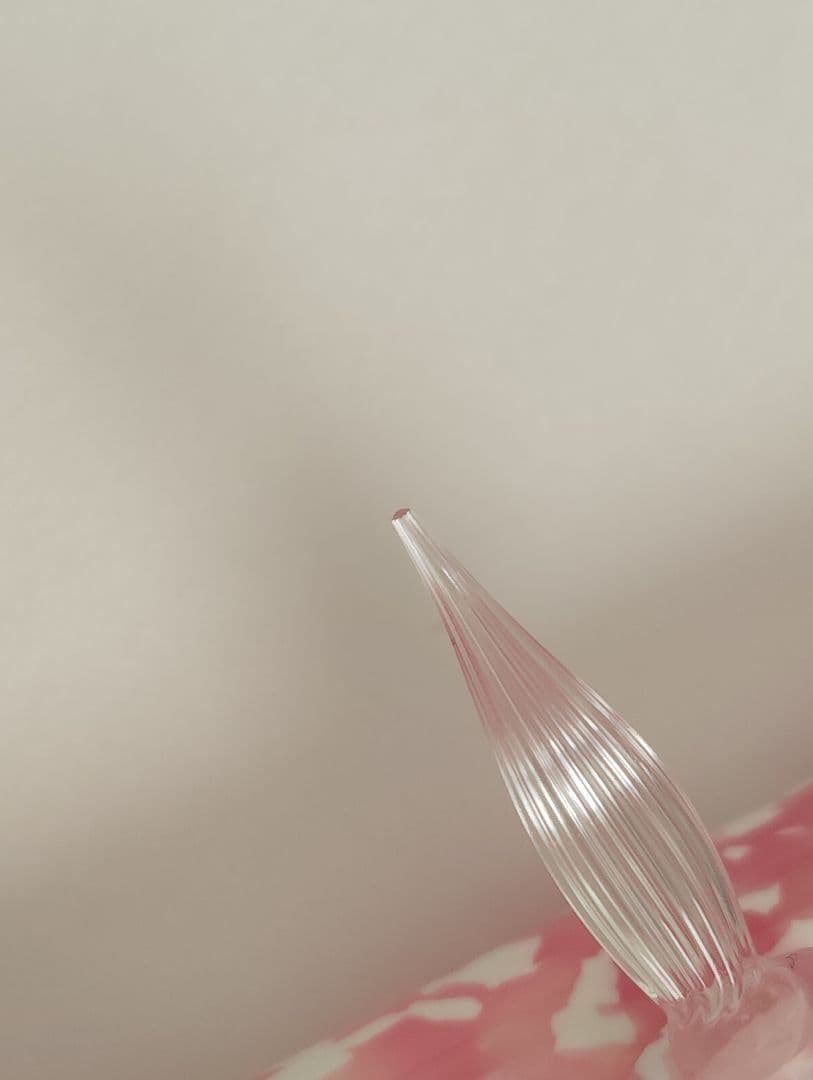 【希少】大西製作所 ガラスペン アセテート 桜 キャップ式 生産完了品 細字