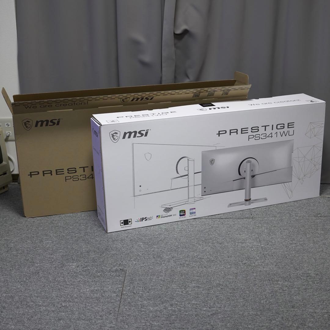 【希少】MSI Prestige PS341WU 34インチ 5K2K