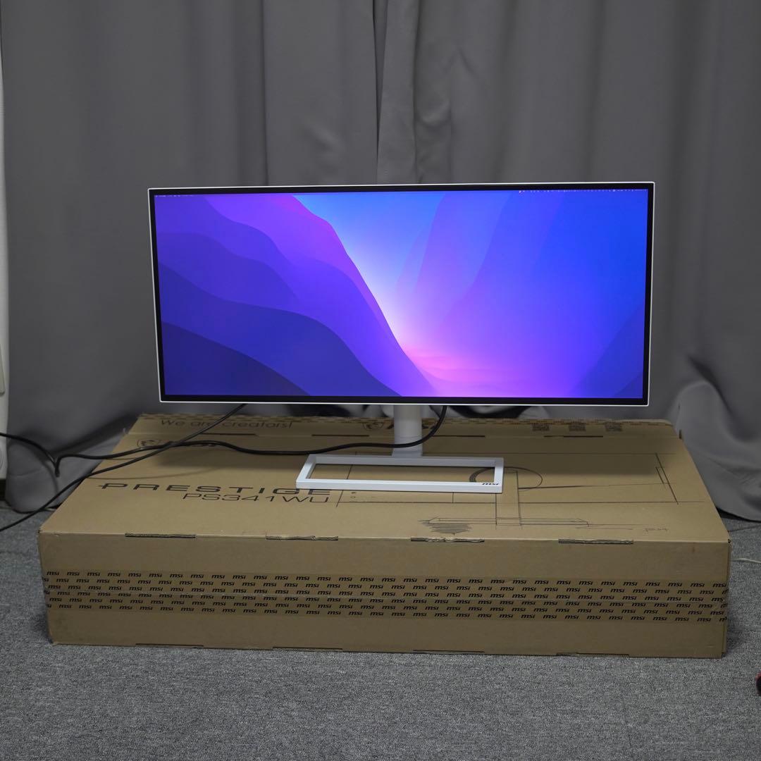 【希少】MSI Prestige PS341WU 34インチ 5K2K