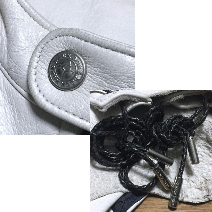 限定 Roen × BACKBONE 鹿革 ディアスキン ライダースジャケット