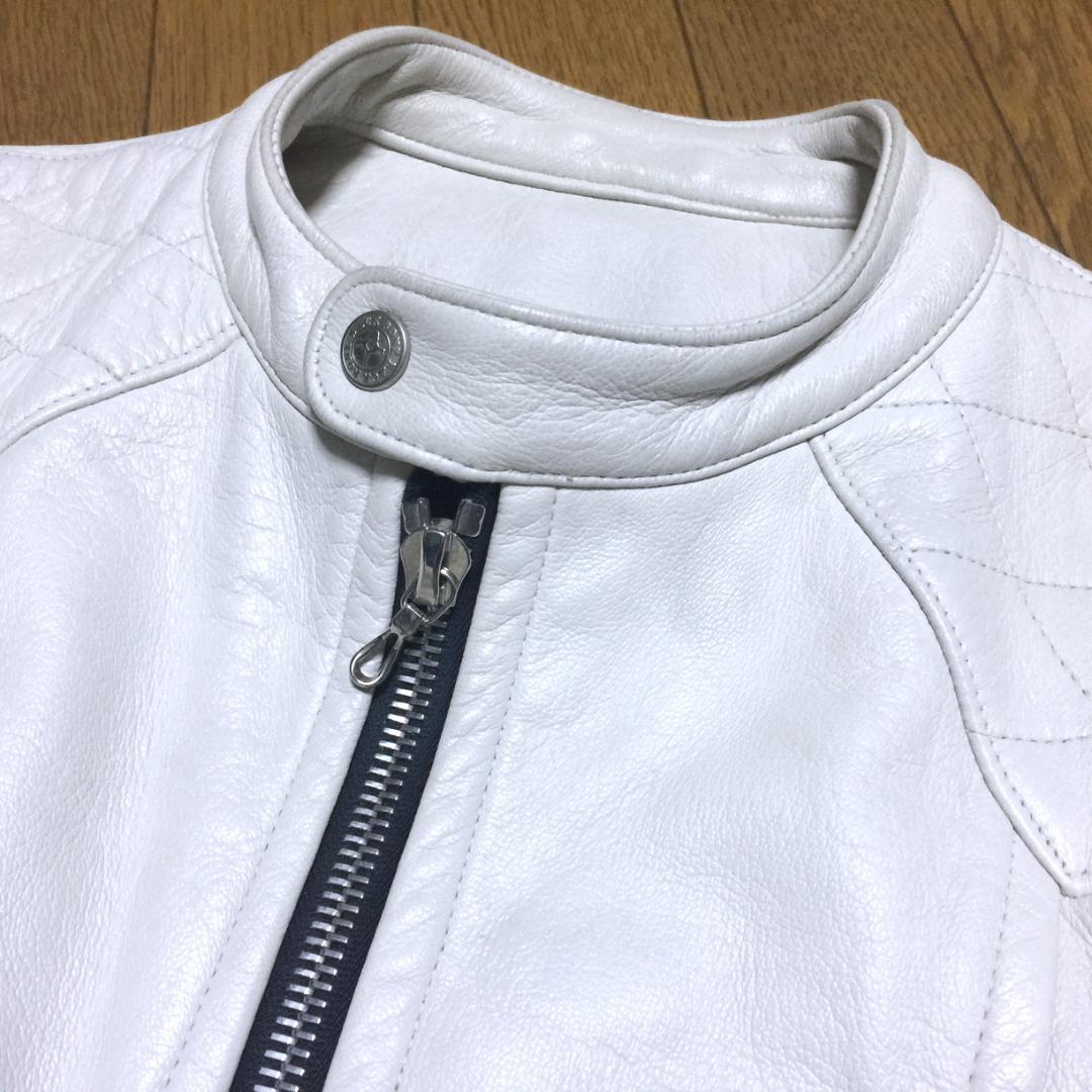 限定 Roen × BACKBONE 鹿革 ディアスキン ライダースジャケット