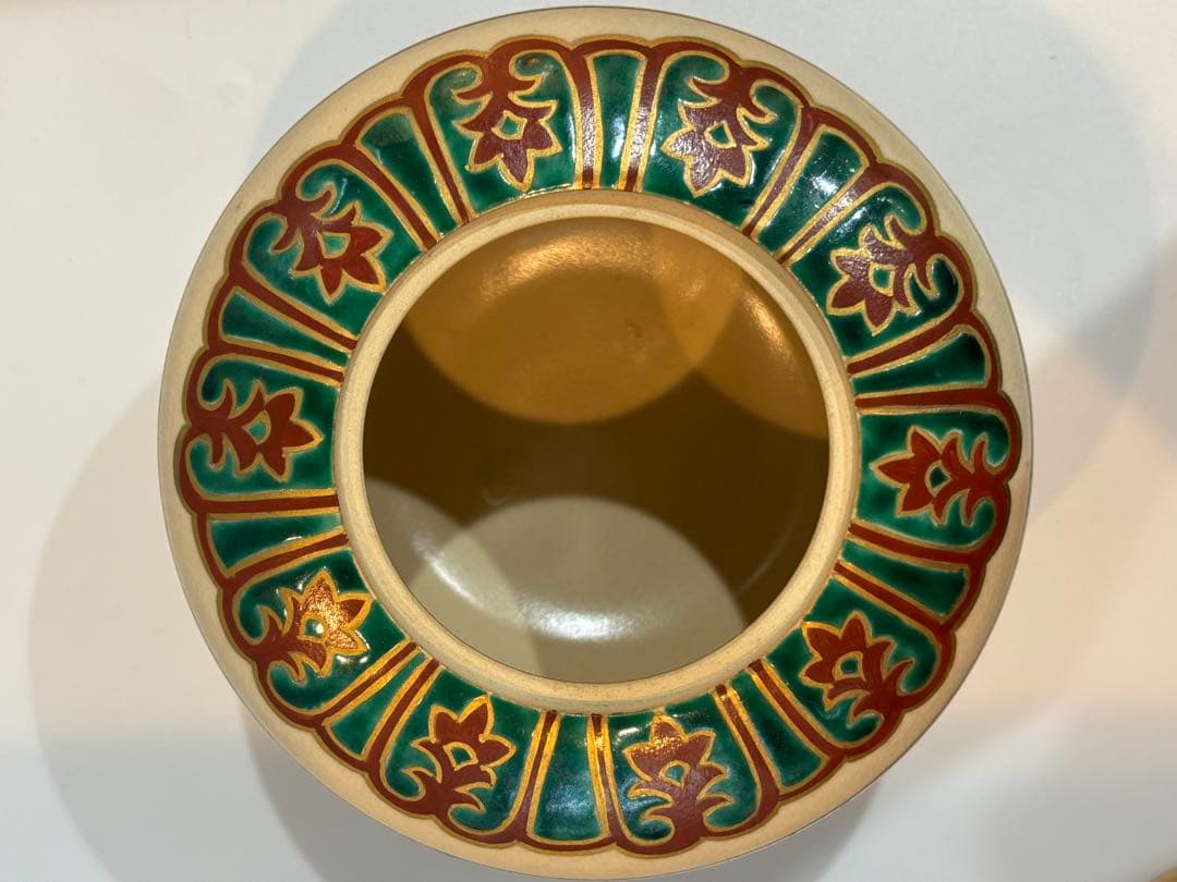 茶道具 四季草花水指 仁清写 陽山造 水指 共箱