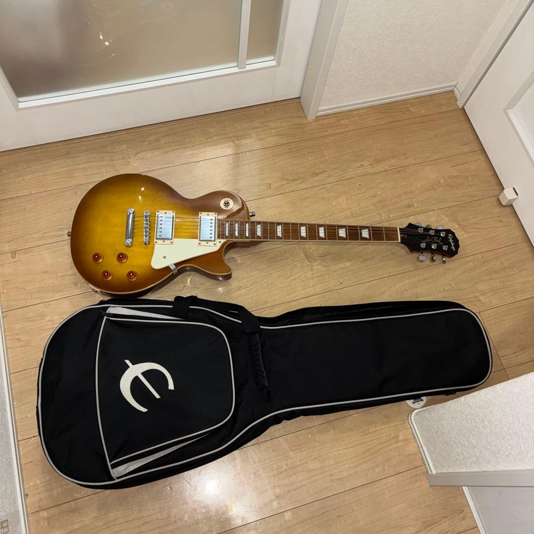 安い　Epiphone Les Paul スタンダード　エピフォンいい音