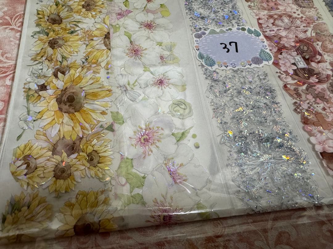 海外 PETテープ マスキングテープ 切り売りセット37