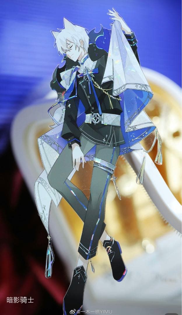 M1285.一木一横 暗影骑士 マスキングテープ 贝壳光PET