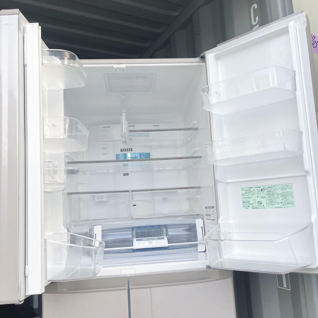 取付無料！完動品！日立真空チルド 自動製氷付き スタイリッシュ6ドア冷蔵庫