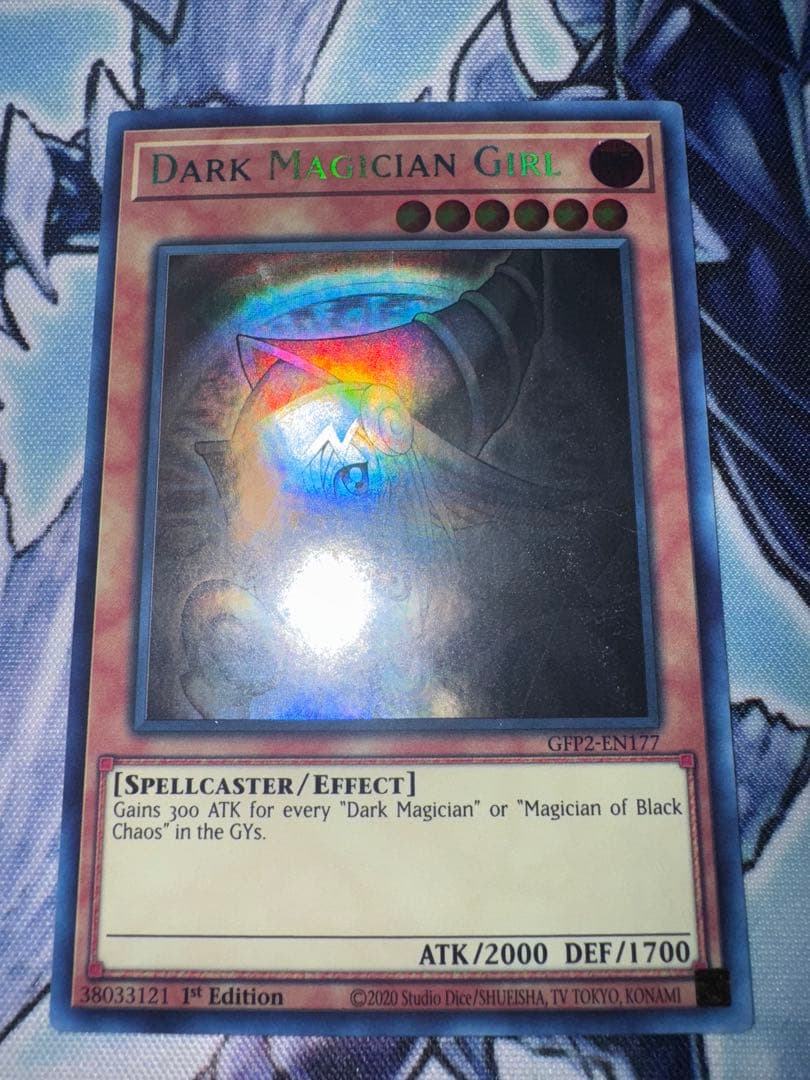 遊戯王　英語版　米　ブラックマジシャンガール　ゴースト　ホログラフィック　ホロ