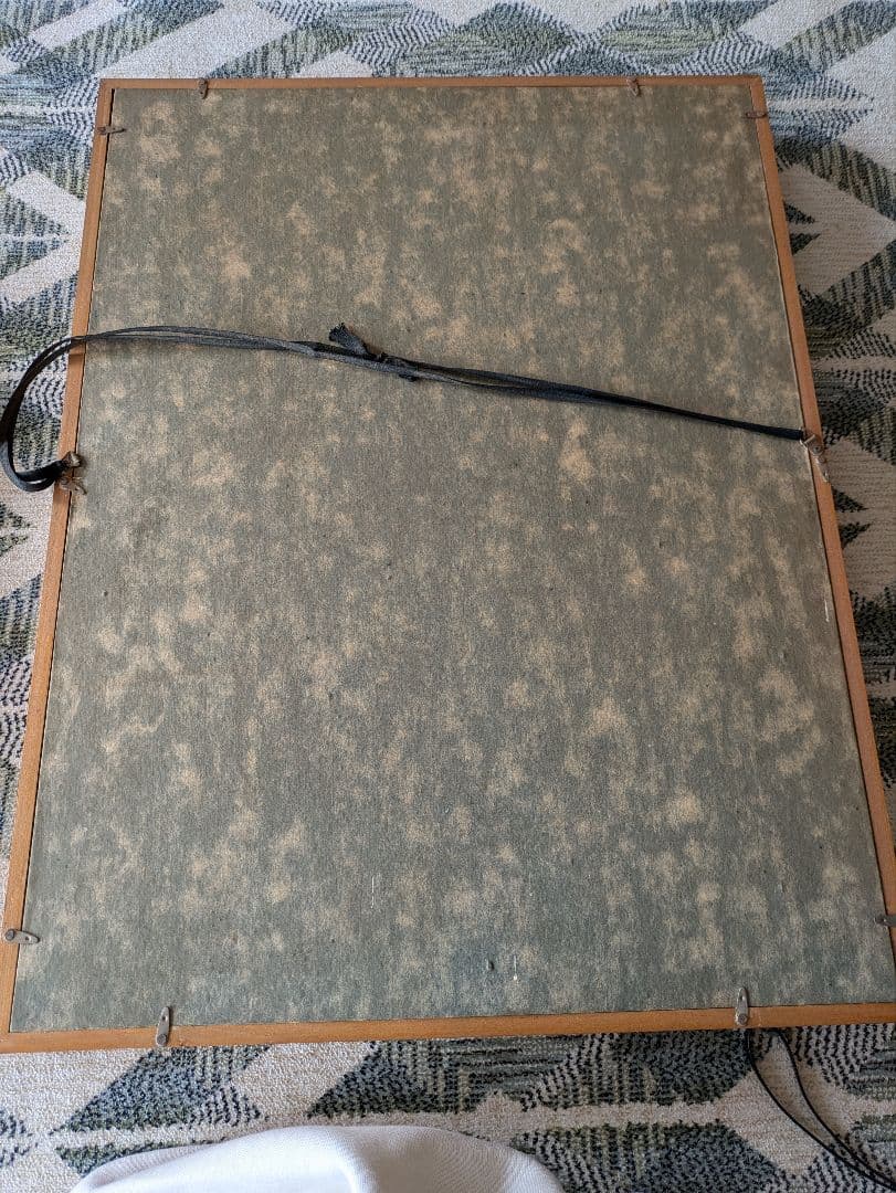 モナリザ 　絵画　額縁の重厚感あり