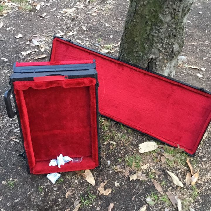 エレキギター用スタンド式ハードケース