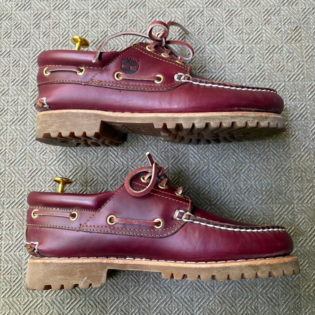 ティンバーランド スリーアイ クラシックラグ バーガンディー 25.5cm