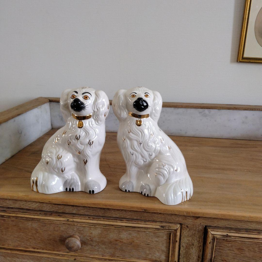 スタッフォードシャードッグ マントルピース・イギリスビクトリア