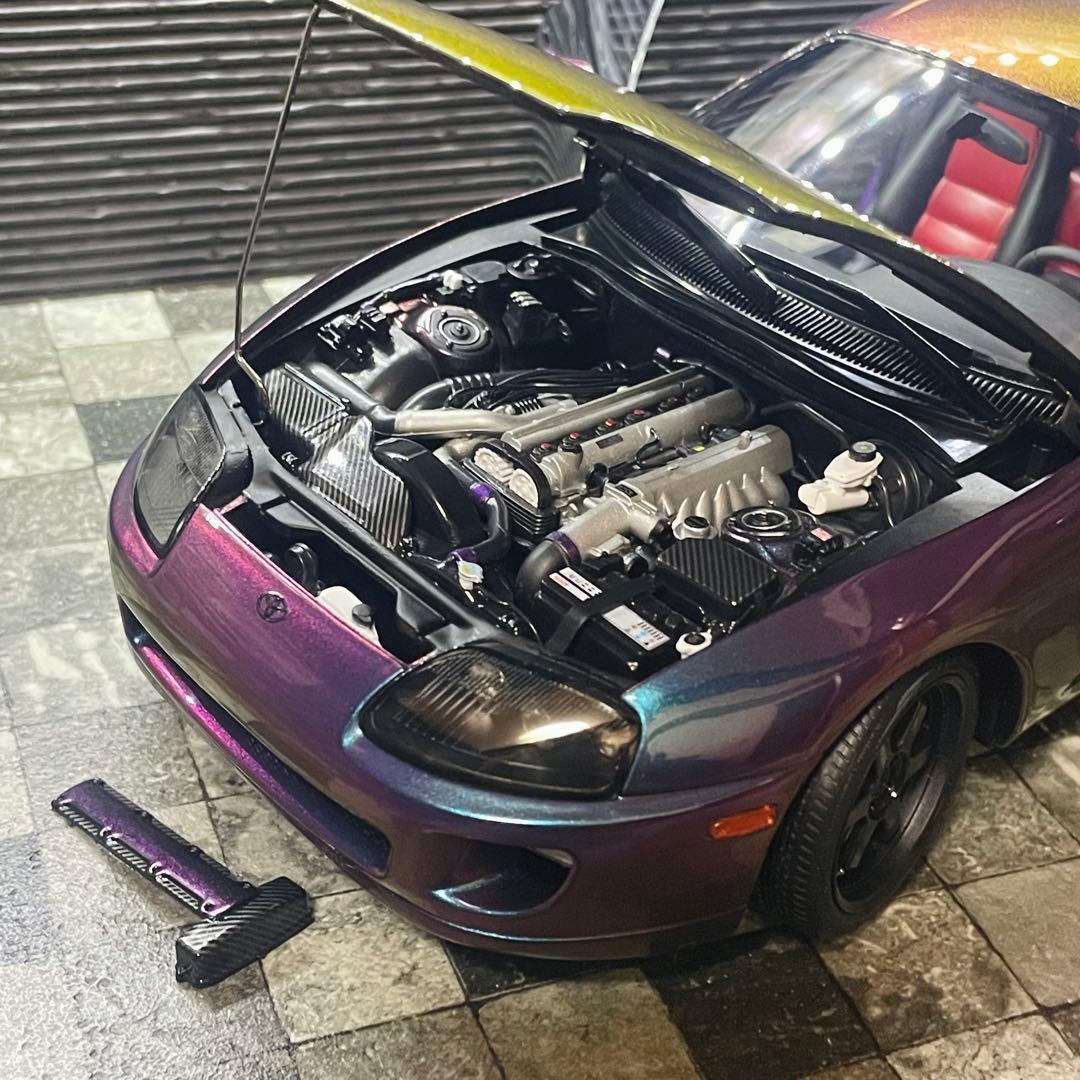 399台限定 1/18 WHELART トヨタ JZA80 スープラ 2JZ