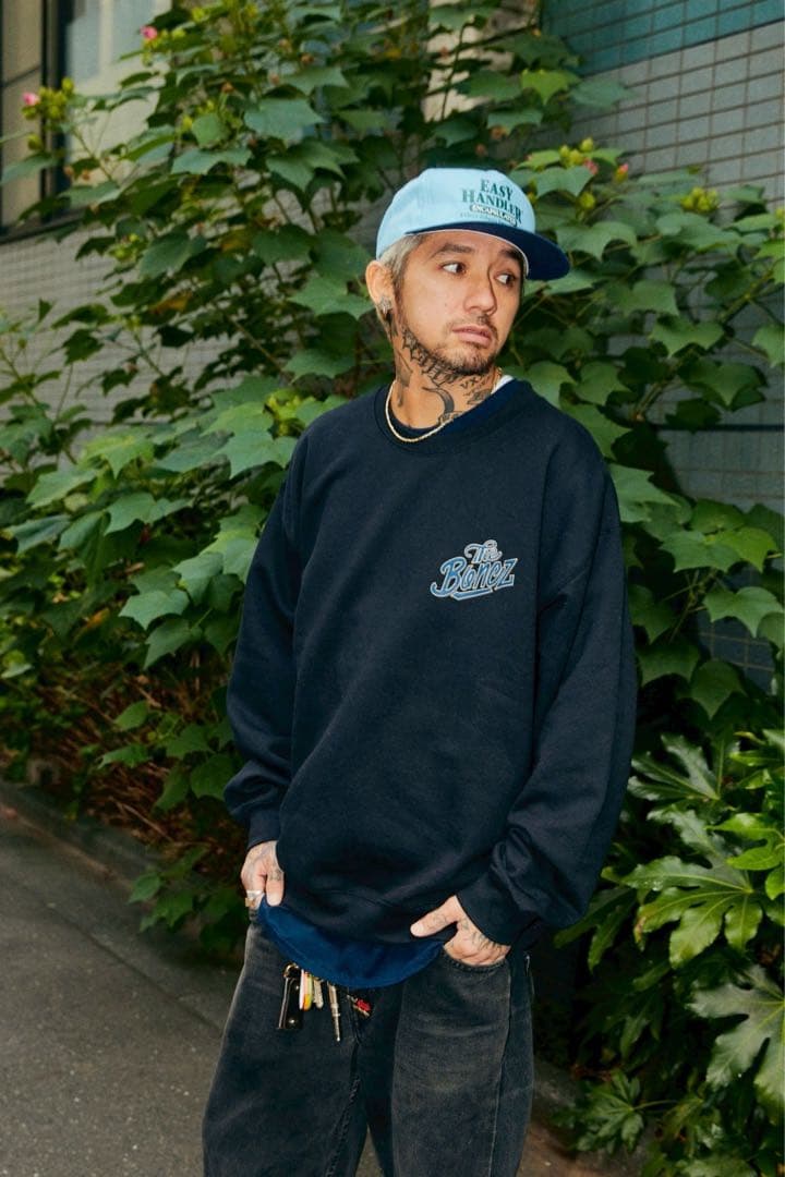 The BONEZ トレーナー ブラック (jesse RIZE JSF