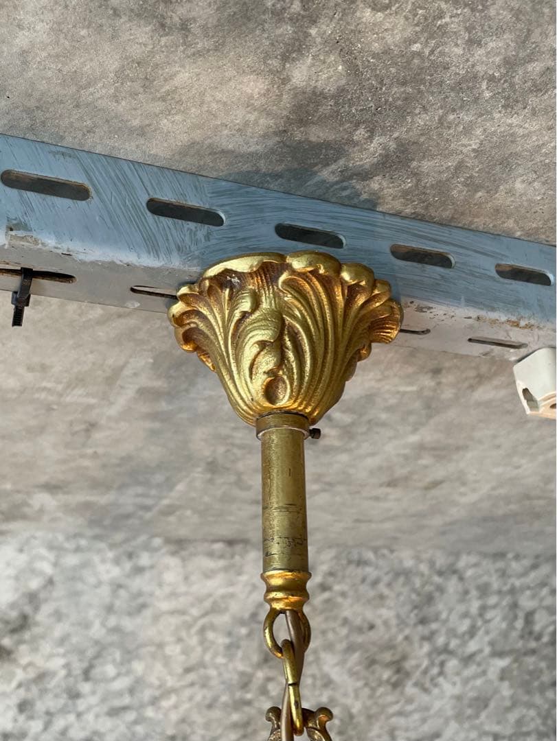 激安！19. フランス アンティーク シャンデリア 3灯 キャンドル ライト