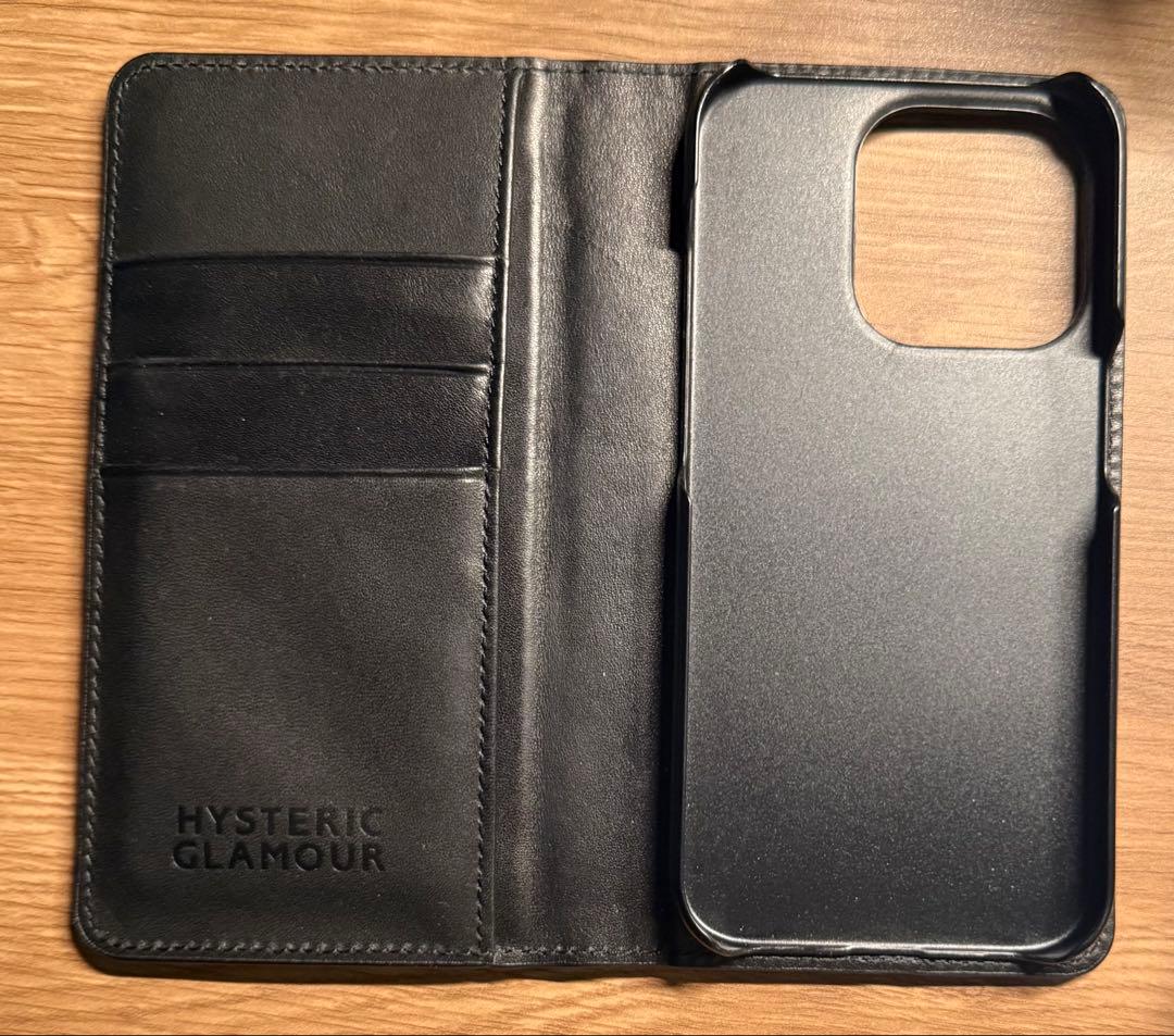 お値下げ中！ヒステリックグラマー iPhone15Pro用 手帳型ケース