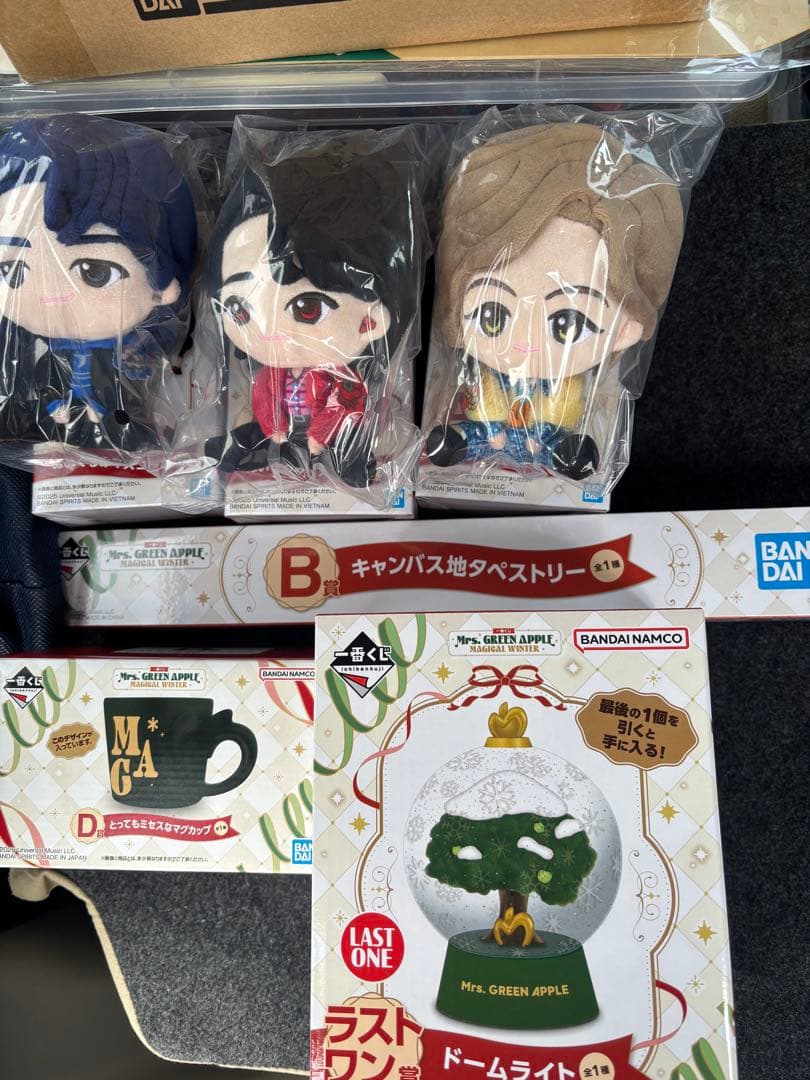 ミセス　一番くじ　Mrs. GREEN APPLE　A賞 B賞 D賞ラストワン賞