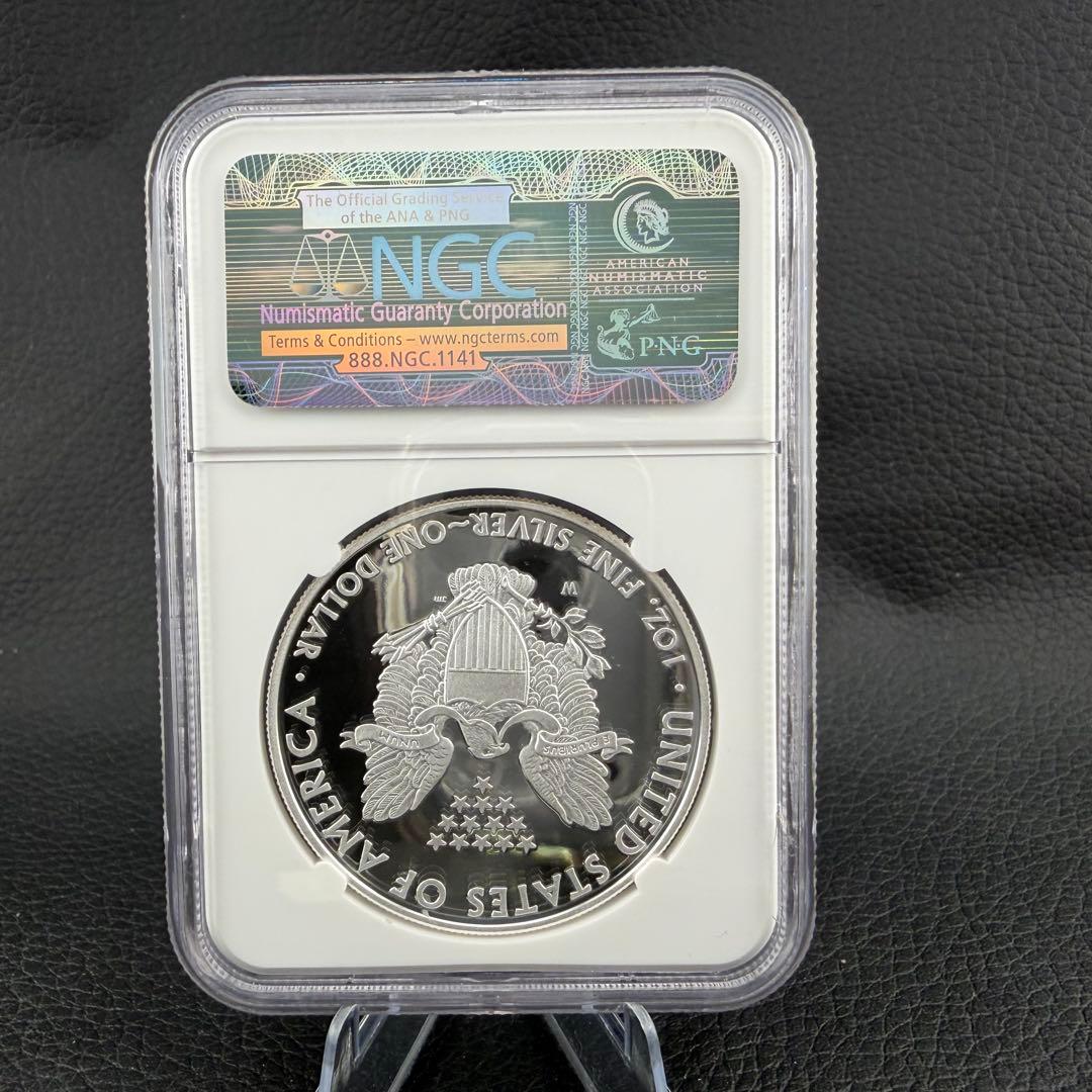 イーグル 銀貨 2010年 NGC PF70 プルーフ 最高鑑定 純銀 1オンス