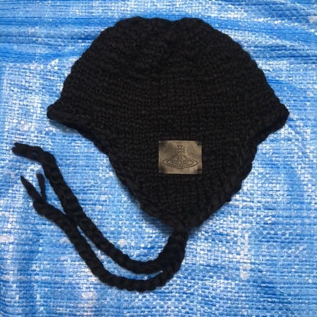 ヴィヴィアンウエストウッド　PULLERS ニットワッチ　ブラック